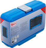 Kraft-Bit-Insats-sats | Längd 150 mm | 12,5 mm (1/2") | Inre sexkant 5 - 14 mm | 7 delar. BGS 5490