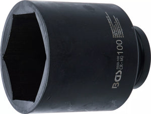 Krafthylsa Sexkant, djup | 25 mm (1") | 100 mm. BGS 5500-100