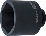 Krafthylsa Sexkant, djup | 25 mm (1") | 105 mm. BGS 5500-105