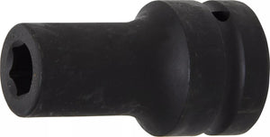 Krafthylsa Sexkant, djup | 25 mm (1") | 17 mm. BGS 5500-17