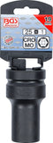 Krafthylsa Sexkant, djup | 25 mm (1") | 19 mm. BGS 5500-19