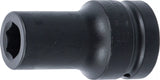 Krafthylsa Sexkant, djup | 25 mm (1") | 19 mm. BGS 5500-19
