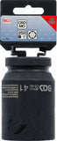 Krafthylsa Sexkant, djup | 25 mm (1") | 41 mm. BGS 5500-41