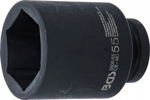 Krafthylsa Sexkant, djup | 25 mm (1") | 55 mm. BGS 5500-55