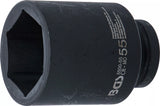 Krafthylsa Sexkant, djup | 25 mm (1") | 55 mm. BGS 5500-55