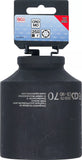 Krafthylsa Sexkant, djup | 25 mm (1") | 70 mm. BGS 5500-70