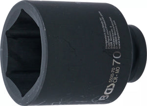 Krafthylsa Sexkant, djup | 25 mm (1") | 70 mm. BGS 5500-70
