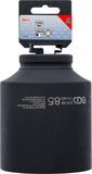 Krafthylsa Sexkant, djup | 25 mm (1") | 85 mm. BGS 5500-85