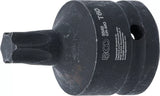 Kraft-Bit-Insats | Längd 60 mm | 20 mm (3/4") | T-Profil (för Torx) T60. BGS 5560