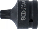 Kraft-Bit-Insats | Längd 60 mm | 20 mm (3/4") | T-Profil (för Torx) T70. BGS 5570