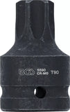 Kraft-Bit-Insats | Längd 60 mm | 20 mm (3/4") | T-Profil (för Torx) T90. BGS 5590