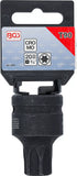 Kraft-Bit-Insats | Längd 60 mm | 20 mm (3/4") | T-Profil (för Torx) T90. BGS 5590