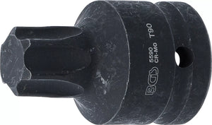 Kraft-Bit-Insats | Längd 60 mm | 20 mm (3/4") | T-Profil (för Torx) T90. BGS 5590