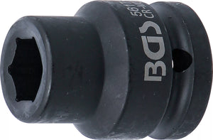 Krafthylsa Sexkant | 20 mm (3/4") | 17 mm. BGS 5617