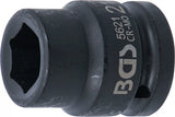 Krafthylsa Sexkant | 20 mm (3/4") | 21 mm. BGS 5621