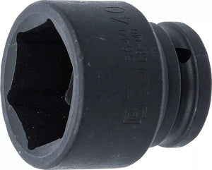 Krafthylsa Sexkant | 20 mm (3/4") | 40 mm. BGS 5640