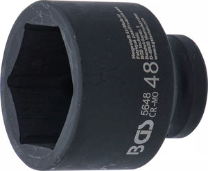 Krafthylsa Sexkant | 20 mm (3/4") | 48 mm. BGS 5648