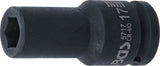 Krafthylsa Sexkant, djup | 20 mm (3/4") | 17 mm. BGS 5717