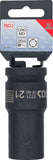 Krafthylsa Sexkant, djup | 20 mm (3/4") | 21 mm. BGS 5721