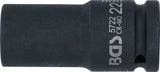 Krafthylsa Sexkant, djup | 20 mm (3/4") | 22 mm. BGS 5722
