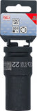 Krafthylsa Sexkant, djup | 20 mm (3/4") | 22 mm. BGS 5722