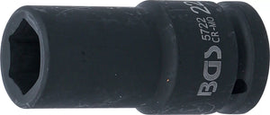 Krafthylsa Sexkant, djup | 20 mm (3/4") | 22 mm. BGS 5722