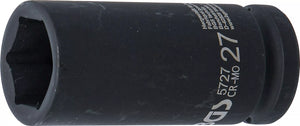 Krafthylsa Sexkant, djup | 20 mm (3/4") | 27 mm. BGS 5727