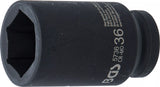 Krafthylsa Sexkant, djup | 20 mm (3/4") | 36 mm. BGS 5736
