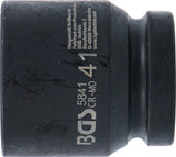 Krafthylsa Sexkant | 25 mm (1") | 41 mm. BGS 5841
