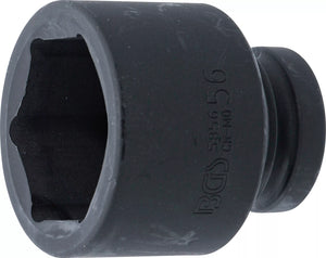 Krafthylsa Sexkant | 25 mm (1") | 56 mm. BGS 5856