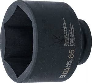 Krafthylsa Sexkant | 25 mm (1") | 85 mm. BGS 5885