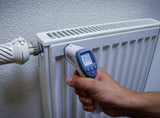 Pann-febertermometer | kontaktlös, Infraröd | för person- + objektmätning | 0 - 100°. BGS 6007