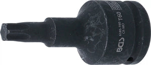 Kraft-Bit-Insats | Längd 100 mm | 20 mm (3/4") | T-Profil (för Torx) T60