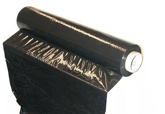 Stretchfolie | svart | 500 mm x 300 m, 23 µm. BGS Diy 62