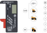 Digital batteritestare | 1,5 V / 9 V. BGS Diy 63503