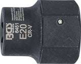 Bromsok-Insats | E-profil (för torx) | för MAN TGA | Yttre sexkant 30 mm | E20. BGS 6451