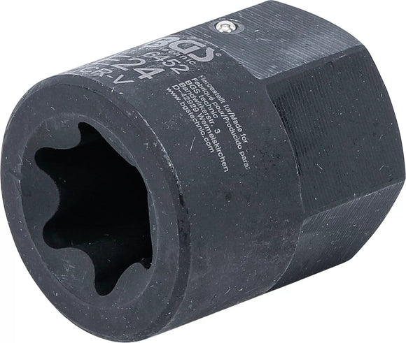 Bromsok-Insats | E-profil (för torx) | för MAN TGA | Yttre sexkant 30 mm | E24. BGS 6452