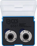 Bromskolv-återställningsadapter-sats | universal | med 2 & 3 stift | 2 delar. BGS 6661