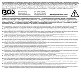 Tvillingshjul-demonteringsverktyg-sats | 4 delar. BGS 6679