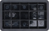 Magnet-skål | 15 fack | 120 x 190 mm. BGS 67103
