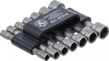 Hylsnyckel-/bitsats | Fäste yttre sexkant 6,3 mm (1/4") | Metrisk + Tum | 14 delar. BGS Diy 67314