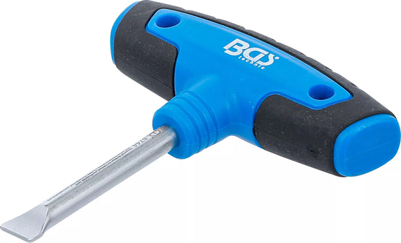 Batteripluggskruvmejsel med T-handtag. BGS 6744