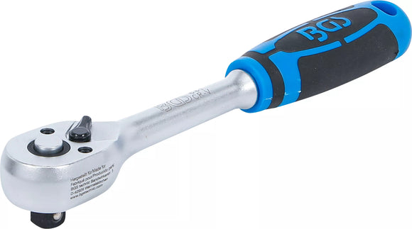 Omställbart spärrskaft | rakt utförande | fintandat | 10 mm (3/8