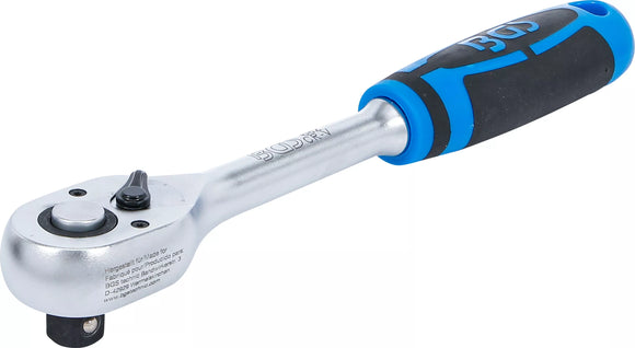 Omställbart spärrskaft | rakt utförande | fintandat | 12,5 mm (1/2