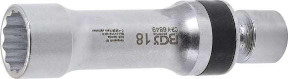 Tändstift-Länkinsats tolvkant med hållarfjäder | 10 mm (3/8