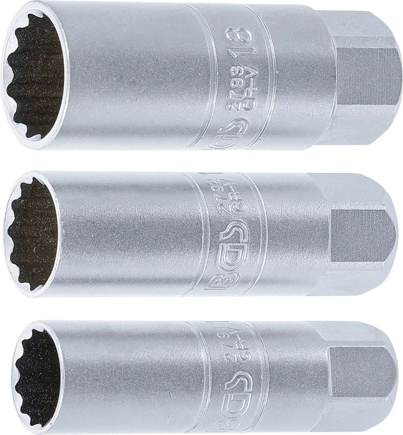 Tändstift-hylsa-sats tolvkant | 10 mm (3/8