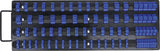 Hållarskena-sats för hylsor | Med 80 Clips | För hylsor 6,3 mm (1/4"), 10 mm (3/8"), 12,5 mm (1/2"). BGS 6871