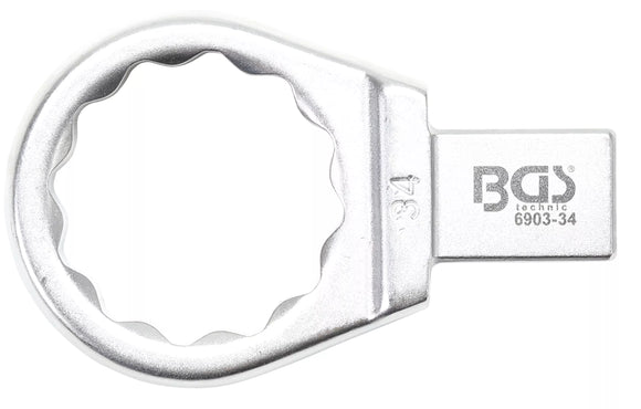 Insticksringnyckel | 34 mm | Fäste 14 x 18 mm. BGS 6903-34