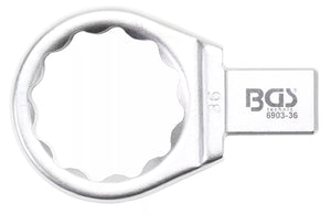 Insticksringnyckel | 36 mm | Fäste 14 x 18 mm. BGS 6903-36