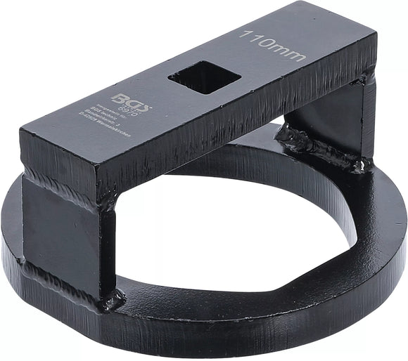 Axelmutter-/navkåpa-nyckel | för BPW kåpor | 110 mm. BGS 6970